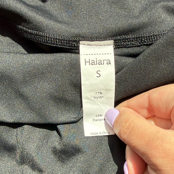 Halara High-Waist Black Women’s Active Shorts with Side Pockets - Picture 2 of 7